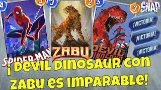 DECK DEVILDINOSAUR CON ZABU || ¡WINRATE DE LOCOS! PON MARVEL SNAP EN MODO FÁCIL CON ESTE MAZO
