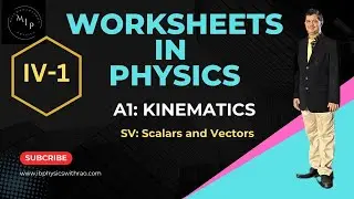 A1| KINEMATICS | IDENTIFYING VECTORS | IV-1: Which of the following is a vector quantity?