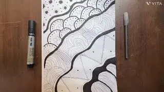 Easy Doodle Art | 20 Min Art | Learn Create With Hitarth