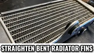 HOW TO: Straighten and FIX Bent Radiator Fins