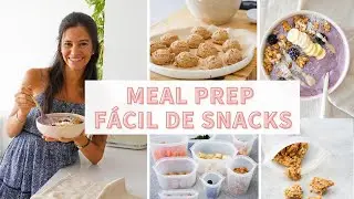 MEAL PREP SNACKS SALUDABLES, SIN AZ&Uacute;CAR, SIN GLUTEN Y SIN LACTOSA