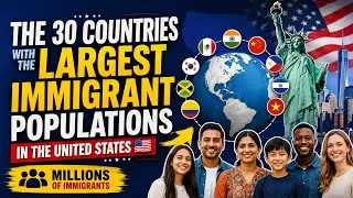 The 30 countries with the largest immigrant populations in the United States 🇺🇸 #immigration #usa 
