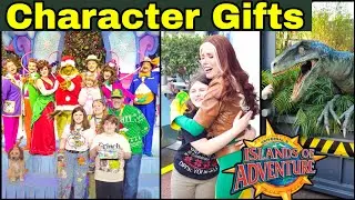 Реакция персонажей парка на подарки, напечатанные на 3D-принтере | Islands of Adventure