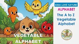 A-Z Vegetable Alphabet 🥦 | Learn ABCs & Healthy Veggies! | Fun Learning Letters for Preschool Kids