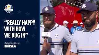 Rahm & Hatton Interview | Friday Foursomes | 2025 Ryder Cup