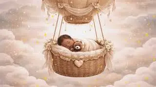 Sleeping Baby Balloon Ride – Gentle Lullaby for Deep Sleep
