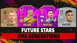 FIFA 20 | HALAND, LAUTARO AND FUTURE STARS IN PREVIOUS FIFA AND NOW