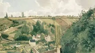 Jalais Hill, Pontoise by the Danish-French Impressionist artist Camille Pissarro | 4K Frame TV Art