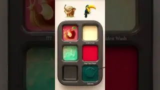 Fascinating colour mixing recipe | primary colour mixing games #reels #youtubeshorts #shorts #viral