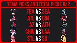 MLB Picks Today 8/2/25 | MLB Picks & Predictions Today 8/2/25