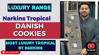 THE MOST LUXURY TROPICAL FABRIC BY NARKINS | DANISH COOKIES BY NARKINS