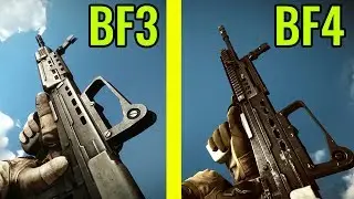 BATTLEFIELD 3 vs BATTLEFIELD 4 - Weapon Comparison
