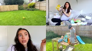 TURNING OUR GARDEN INTO A KIDS PLAYGROUND!! Baby Haul & An Emotional Goodbye!