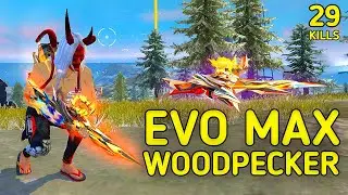 SOLO VS SQUAD || EVO MAXED LVL 7 WOODPECKER GAMEPLAY🔥!!! EPIC BOOYAH EVER🤯 || 90% HEADSHOT INTEL I5