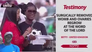 Testimony - Removed Womb & Ovaries Grew Back - NSSPD 7am Fire Prayers, NSPPD UK Prayer Conference