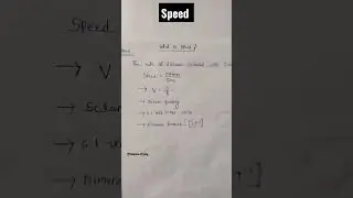 What is speed? #science #shorts