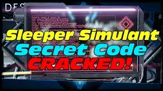 Sleeper Simulant Secret Code Cracked! Destiny The Promethean Code Solved!
