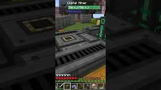 HOW TO USE AUTO EJECT MEKANISM DIGITAL MINER #minecraft #shorts