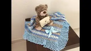 TEJE MANTITA DIEGO - CROCHET FÁCIL Y RÁPIDO - YO TEJO CON LAURA CEPEDA