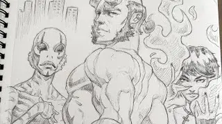 I Drew Hellboy