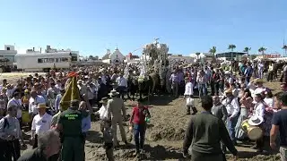 Rocio - 2019 - Embarque de la Hermandad de Sanlúcar de Barrameda
