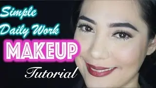 Simple Daily Work MAKEUP TUTORIAL | oeuvretrends