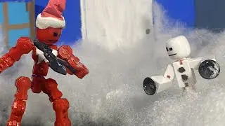 A Snowy Showdown ( #stikbot stopmotion )