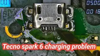 Tecno spark 6 charging problem 
