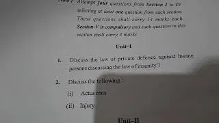 BNS 2023 or IPC (LLB sem 1 pyq)
