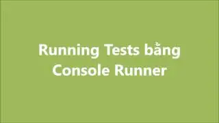 How to run NUnit