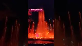Fountain show at Dhirubhai Ambani Square, Jio convention centre, BKC, Mumbai #mumbaivlog  #mumbaikar