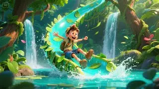 Milo the Magic Monkey 🐒 | Jungle Adventure Song for Kids | Fun Monkey Rhyme for Toddlers