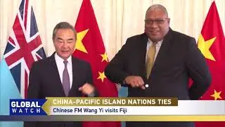 CHINA-PACIFIC ISLAND NATIONS TIES: Chinese FM Wang Yi visits Fiji