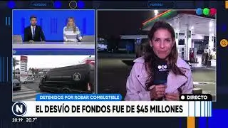 Policías detenidos por robar combustible | Telefe Rosario