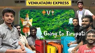 Hyderabad to Tirupati Journey Vlog with Friends | తెలుగు 2023 [part-1]