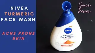 NIVEA Milk Delights Face Wash Turmeric for Acne-Prone Skin | Quickest Review