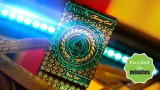 Aqua Falcon Playing Cards