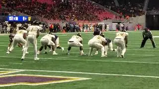 Celebration Bowl Highlights Grambling State QB Devante Kincade pass Incomplete. Aggies good defense