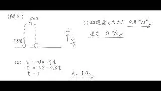 佐野高校　物理基礎　2023年度　1学期期末テスト