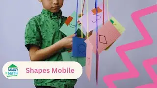 Shapes Mobile Activity - A Fun Art Craft and Math Project | Family Math