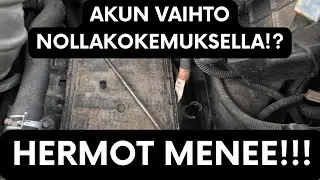 T&Auml;ST&Auml; EI TULE YHT&Auml;&Auml;N MIT&Auml;&Auml;N! AUTON AKUN ASENNUS ILMAN KOKEMUSTA!?