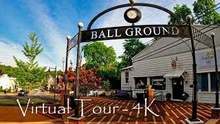 Ball Ground, GA - Downtown Walking Tour - Georgia Suburb 4K