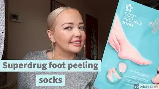 Обзор отшелушивающих носков для ног Super drug.