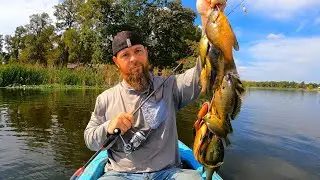 Fall Bluegill & Redear Fishing from a Kayak