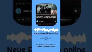 BABA SOUND 💥! marvbossi REAGIERT: LACAZETTE x JR. - PPP | REAKTION/REACTION