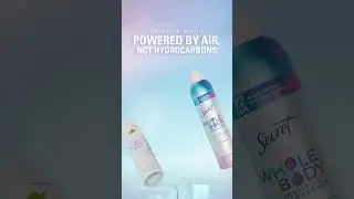 100% Natural Propellants from Secret Whole Body Deodorant