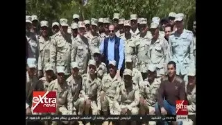 الرئيس السيسي يتفقد مشروعات تنموية بتوشكى