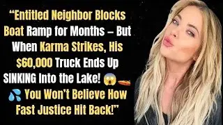 &ldquo;Entitled Neighbor Blocks Boat Ramp &mdash; But Karma Sends His Truck Straight Into the Lake!&rdquo;