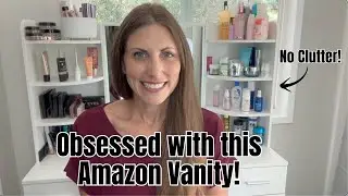Found the BEST Vanity on Amazon! Perfect for Skincare & Makeup