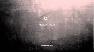 What does CF mean